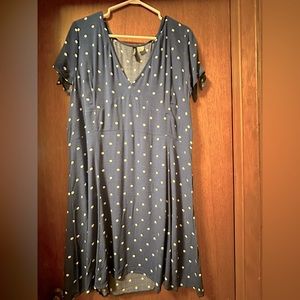 H&M polkadot T-shirt dress